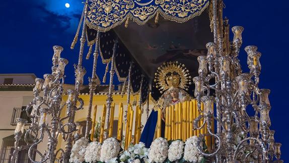 La Virgen de la Cofradía del Huerto y los Desamparados de Vélez 