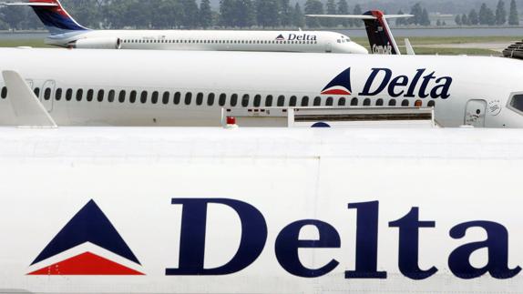 Aviones de Delta Airlines (archivo).