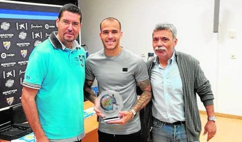 Sierra y Sandro, ayer. :: sur