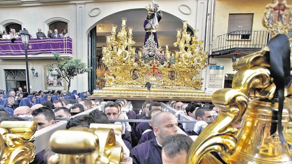 Trono de Nuestro Padre Jesús 'El Rico'.