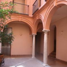 Patio interior del Palacio de Salinas de Málaga.