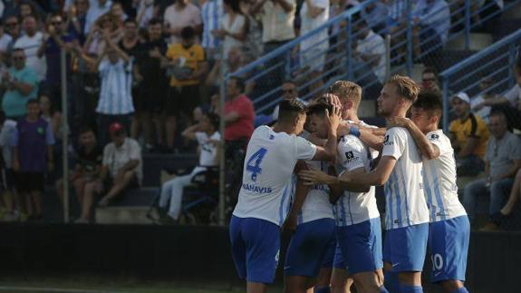 El filial elimina al Peña Deportiva de Ibiza tras vencer en casa por un contundente 3-0