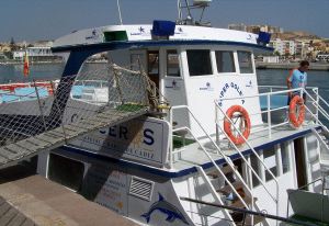 BARCO. El golondrina realizó ayer sus primeros trayectos. / SUR