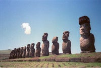 VISTAS AL MAR. Isla de Pascua, Chile.