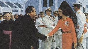 AÑO 1970. Don Juan Carlos y Doña Sofía visitaron Ceuta como Príncipes de Asturias.