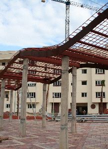 EMVISMESA. Las viviendas de García Valiño se entregarán en apenas dos meses. / SUR