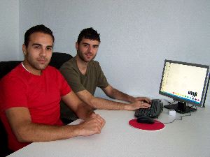 NEGOCIO. José Chaparro y Eduardo Rubio. / E. C.