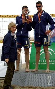 CAMPEONES. José María Ariza y Miguel Ángel del Amo. / SUR