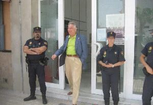 DECLARACIÓN. Montesinos, tras su salida del juzgado el pasado viernes. / M. P. ARCHIVO