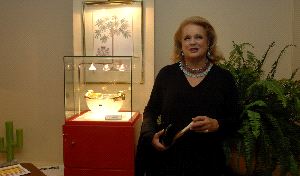 MUESTRA. La ex mujer de Alfonso de Hohenlohe. / JOSELE-LANZA