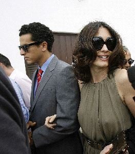 UNIDOS. Paz Vega y su marido, Orson Salazar. / SALVADOR SALAS