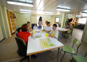 AMPLIACIÓN. La sede tiene un módulo de 150 metros. / E. GUZMÁN