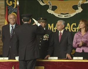 ACTO. Rueda durante la ceremonia de entrega. / SUR