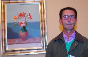 ARTISTA. La obra de Hijano se enmarca en el realismo. / E. G.