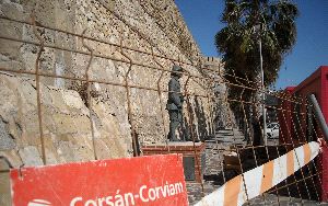 Franco permanecerá en su lugar pese a las obras de la muralla