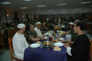 Momento de la cena.