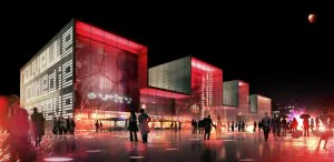 El nuevo teatro de Ginebra nace con la vocación de convertirse en «punto de encuentro» entre los ciudadanos de la urbe suiza. ::                             SUR