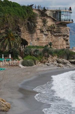 En este paraje del Balcón de Europa se localizaba el castillo. ::
E. C.