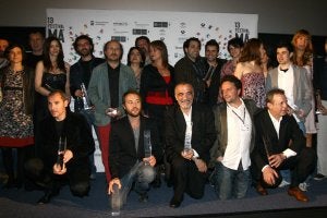 ZonaZine. Foto de familia con algunos de los premiados. ::                             ÁLVARO CABRERA