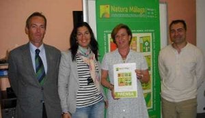 Jaime Briales, Rocío Sepúlveda, Yolanda de Aguilar y Víctor Martínez, ayer, en la presentación. ::
SUR