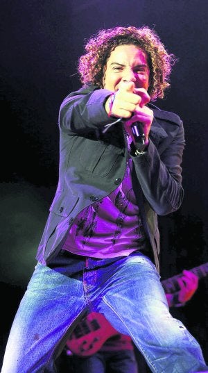 CONCIERTO. David Bisbal, sobre el escenario.