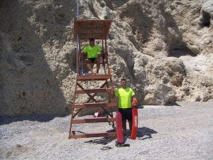 Horcas Coloradas cuenta desde ayer con servicio de socorrismo