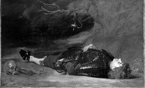 'Soldado muerto', atribuido en su inicio a Velázquez.