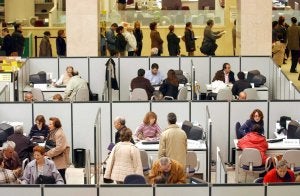 Las rentas declaradas por los asalariados en Málaga son un 74% superior a las de las pymes . ::                             SUR