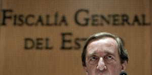 El fiscal jefe Anticorrupción, Antonio Salinas, durante una rueda de prensa en Madrid. ::
EFE