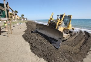 Otra temporada con arena de baja calidad en las playas