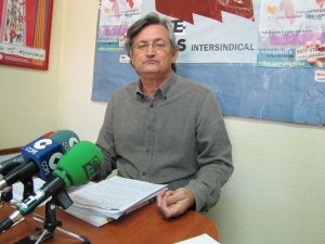 José Luis López Belmonte, del sindicato SATE-STEs. ::
SUR