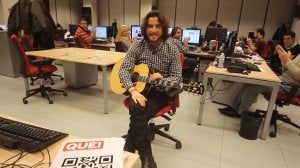 El cantante Manuel Carrasco. ::
R. C.