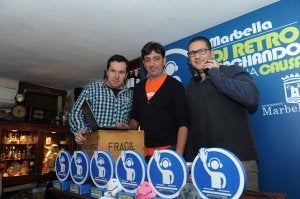 Juan Luis Gámez, Francis Guzmán y Dani García, en la sesión. ::
J-L.