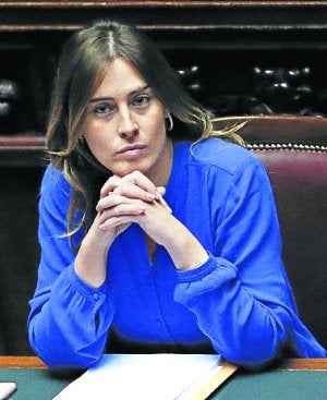 María Elena Boschi. ::
G.S/REUTERS