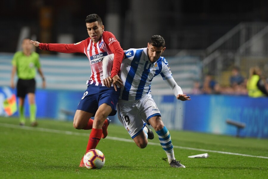 La Real no ha podido con el Atlético, segundo en la Liga. 