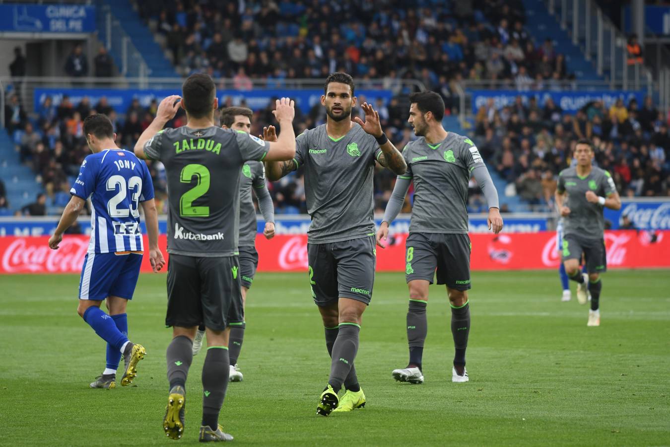 Derbi vasco en Mendizorrotza en la jornada 36 de la Liga. 