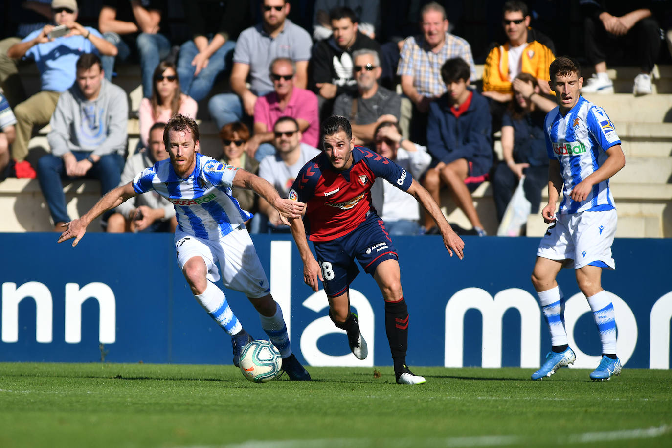 Las mejores imágenes del partido amistoso disputado por Real y Osasuna en Tajonar