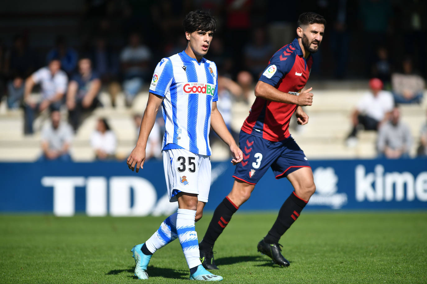 Las mejores imágenes del partido amistoso disputado por Real y Osasuna en Tajonar