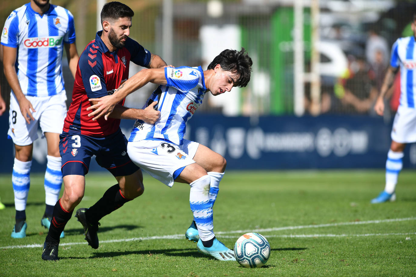 Las mejores imágenes del partido amistoso disputado por Real y Osasuna en Tajonar