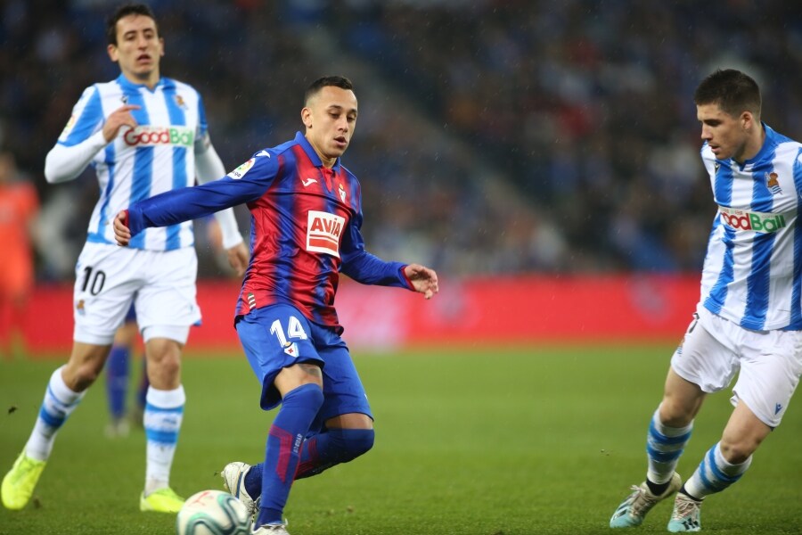 La Real Sociedad vence 4-1 al Eibar en el Reale Arena. 