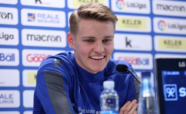 Odegaard ha comparecido este martes en rueda de prensa.