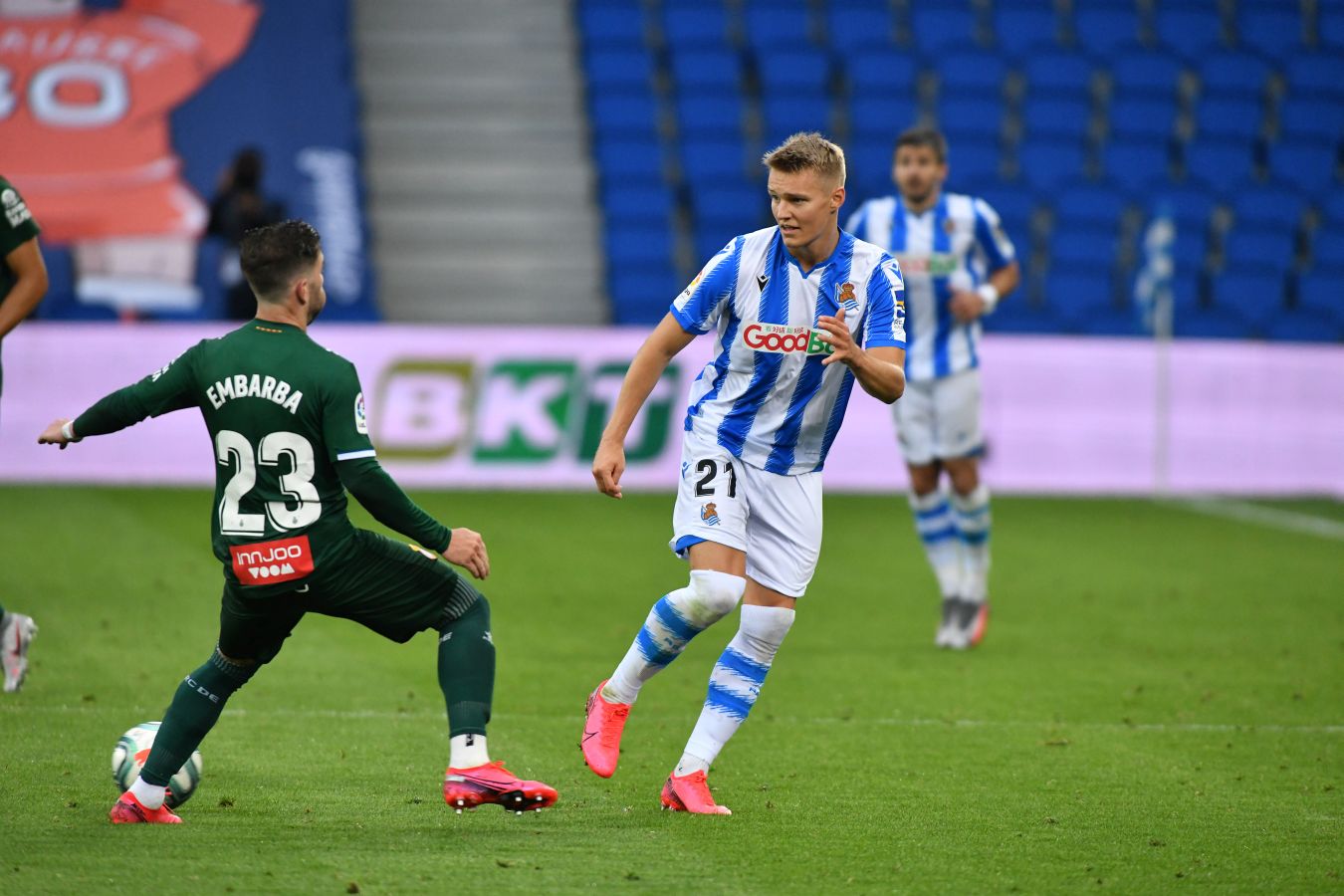 La Real Sociedad ha ganado su primer partido tras la vuelta de la Liga después de remontar a un Espanyol que se había adelantado en el marcador.