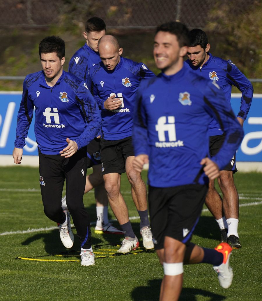 Fotos: Entrenamiento de la Real en Zubieta