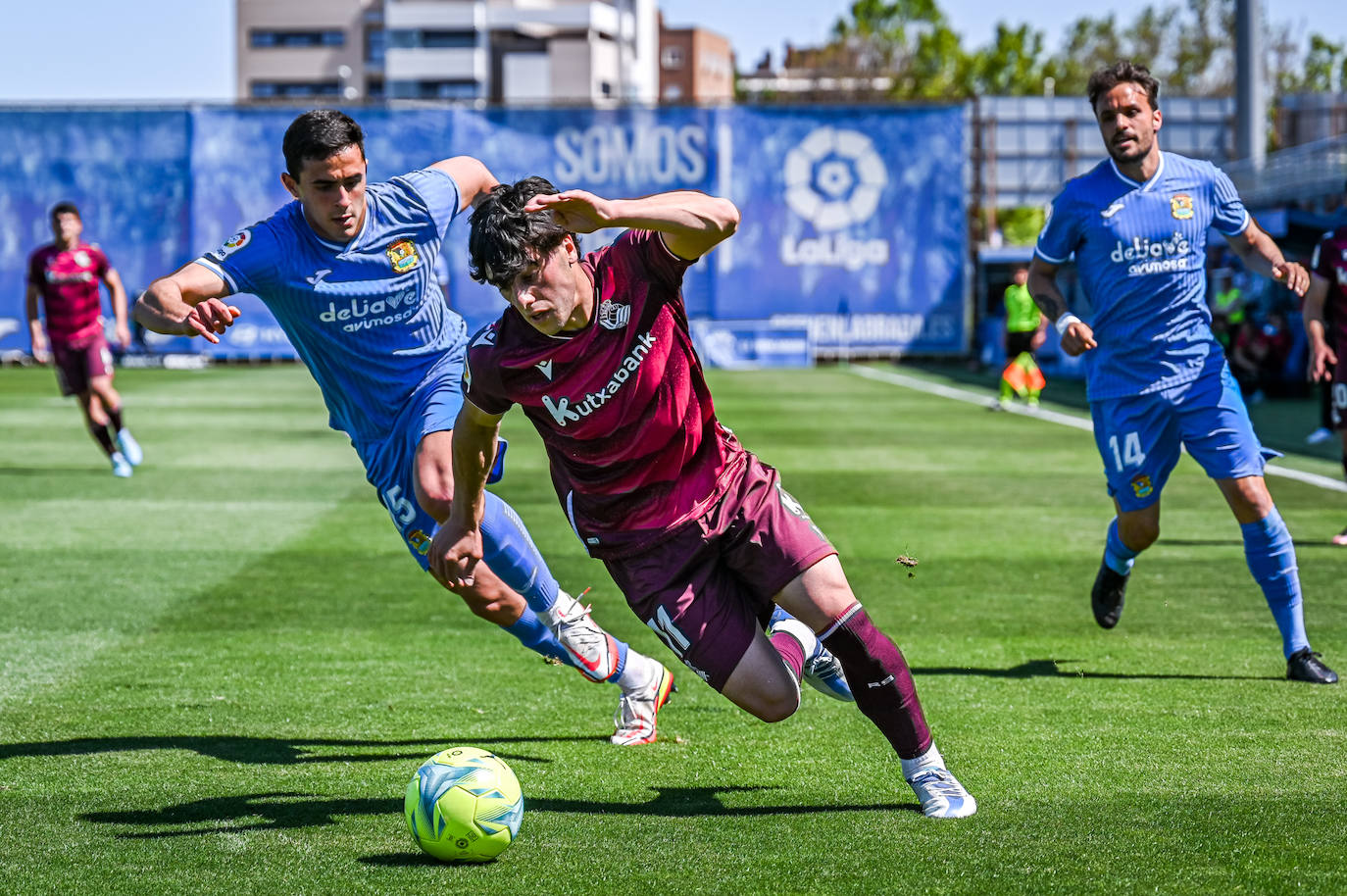 Fotos: Las mejores imágenes del triunfo del Sanse en Fuenlabrada