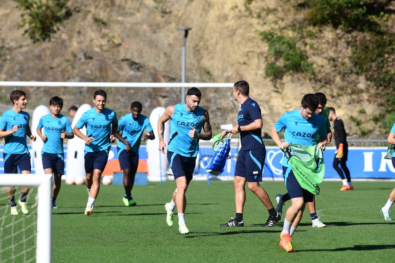 Fotos: La Real Sociedad, preparada para dedicarle la victoria a Sadiq