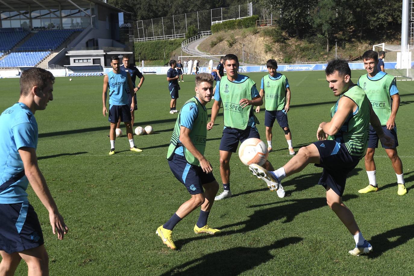 Fotos: La Real Sociedad, preparada para dedicarle la victoria a Sadiq