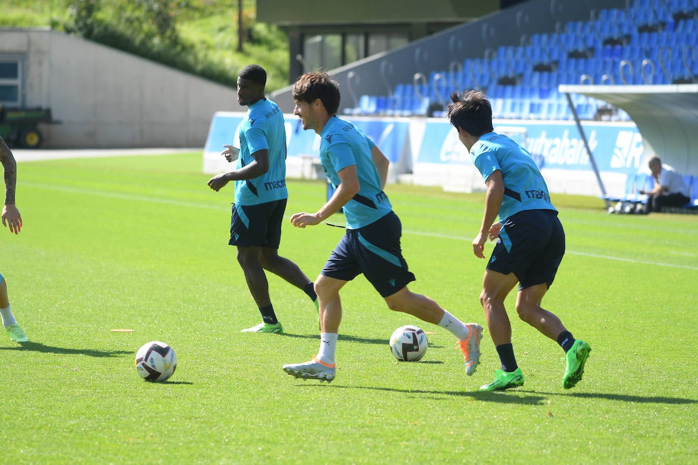 Fotos: Entrenamiento de la Real Sociedad en Zubieta 