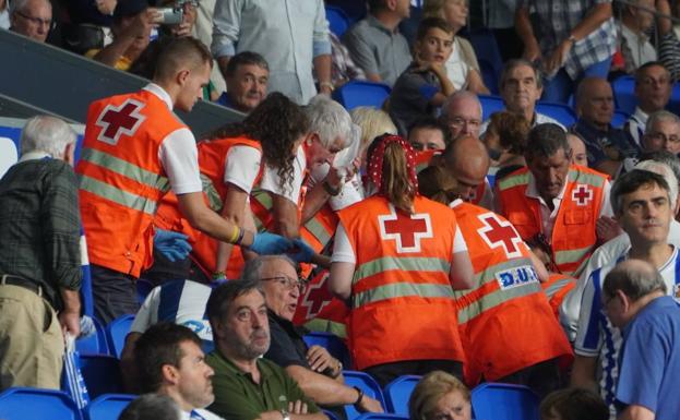 Un «realista de pro» fallece en la grada del Reale Arena