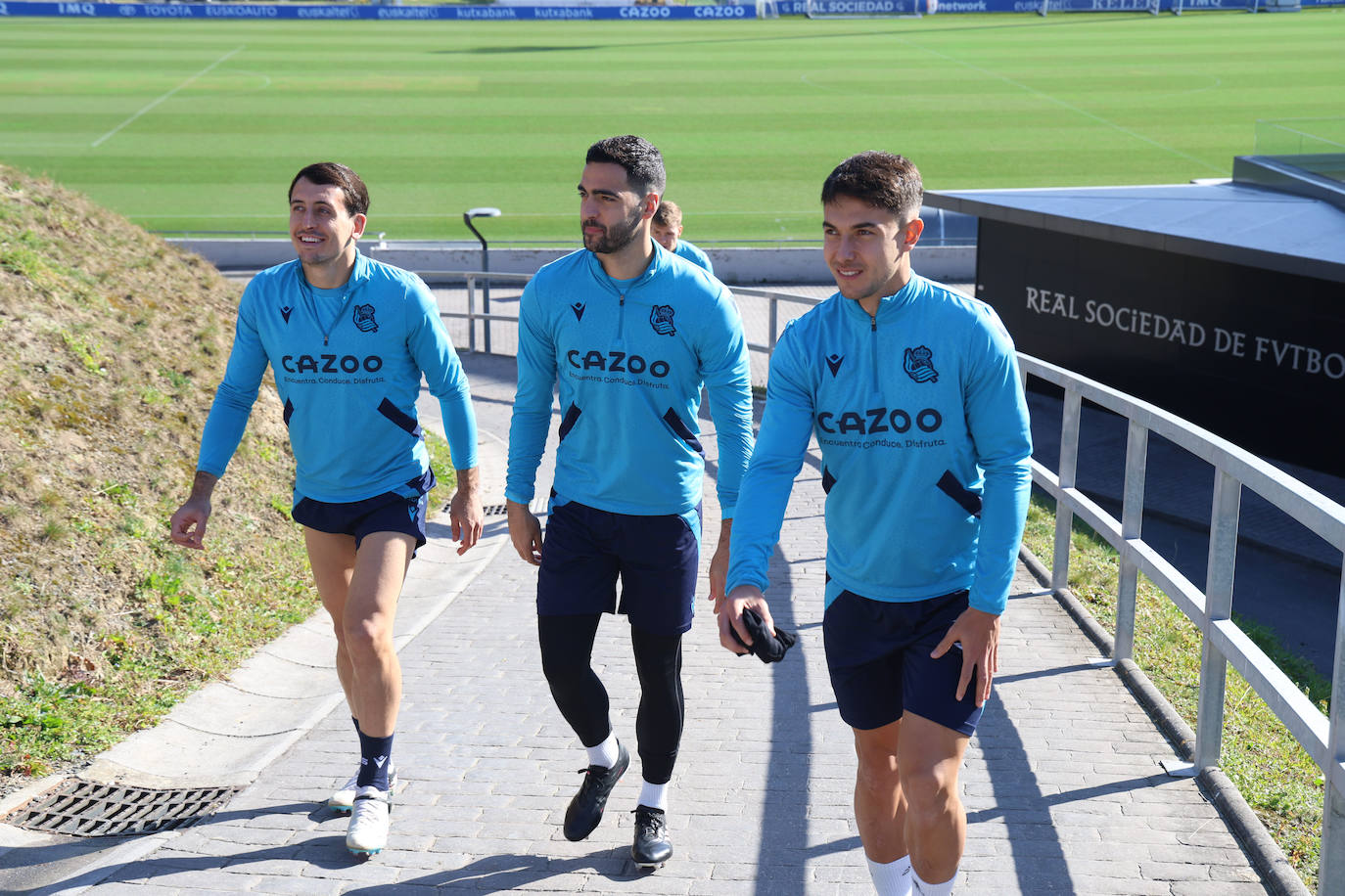 Las mejores imágenes del entrenamiento de la Real Sociedad