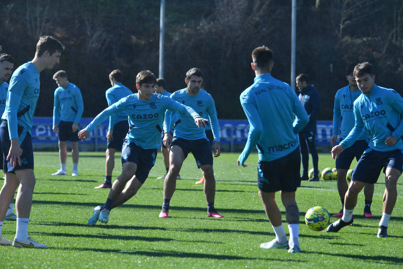 Las mejores imágenes del entrenamiento